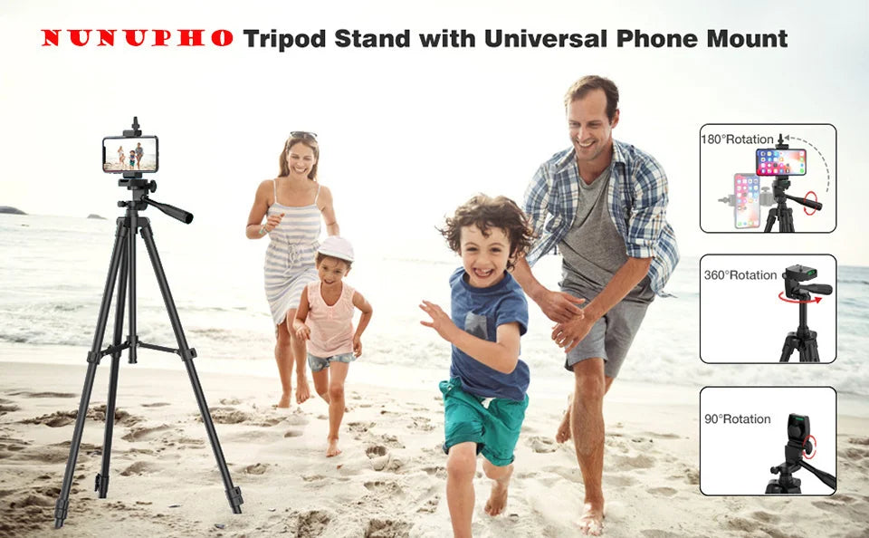 Tripod Stand with Bluetooth Remote