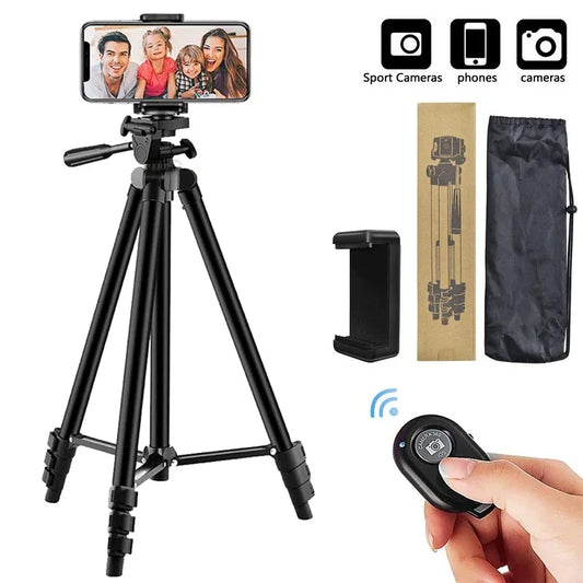 Tripod Stand with Bluetooth Remote