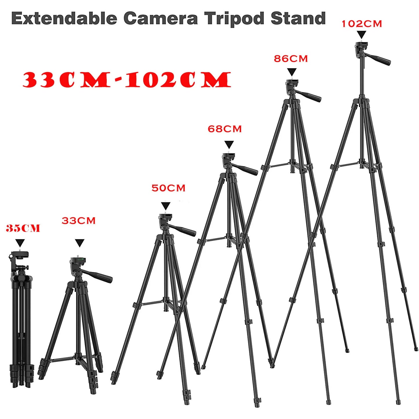 Tripod Stand with Bluetooth Remote