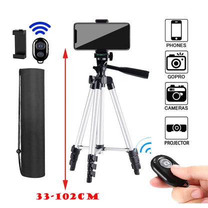 Tripod Stand with Bluetooth Remote
