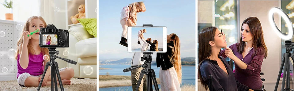 Tripod Stand with Bluetooth Remote